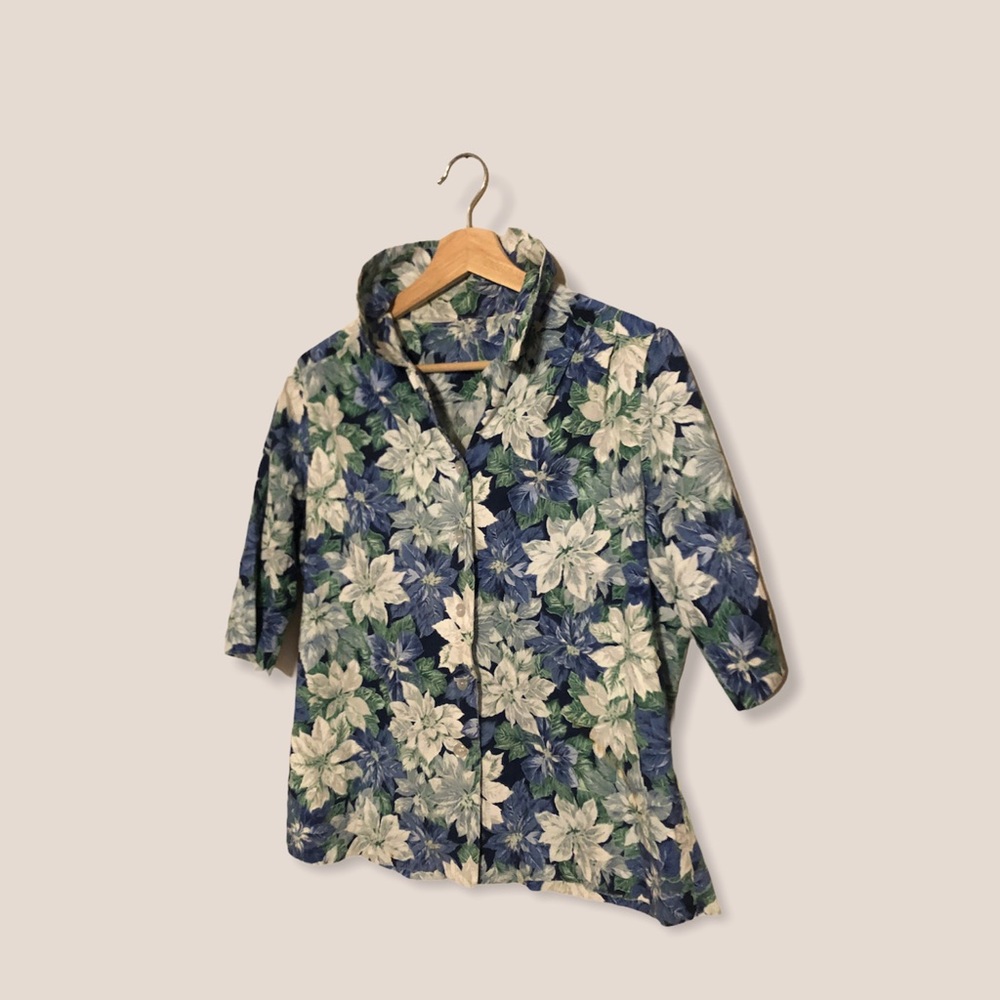vintage blue button up shirt!